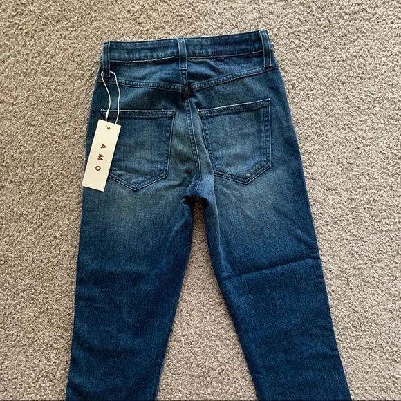 AMO High Rise Stix Crop Skinny Jeans